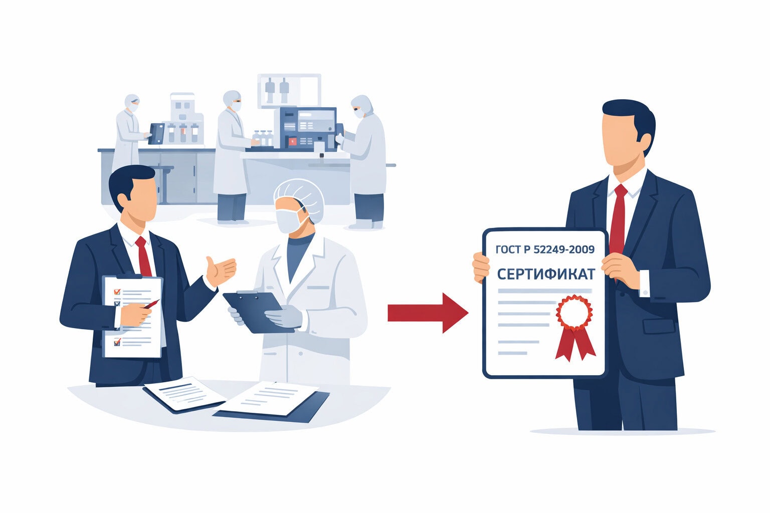 Процедура сертификации ГОСТ Р 52249-2009 в Нарьян-Маре